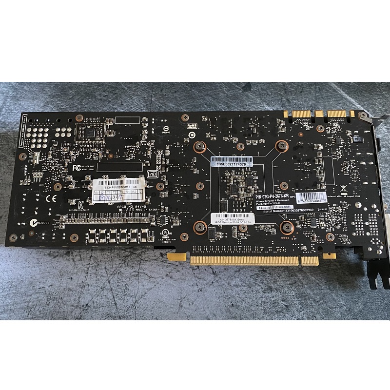Card màn hình EVGA GEFORCE GTX670 FTW 2GB DDR5 256bit, hàng zin tháo máy BH 6 tháng