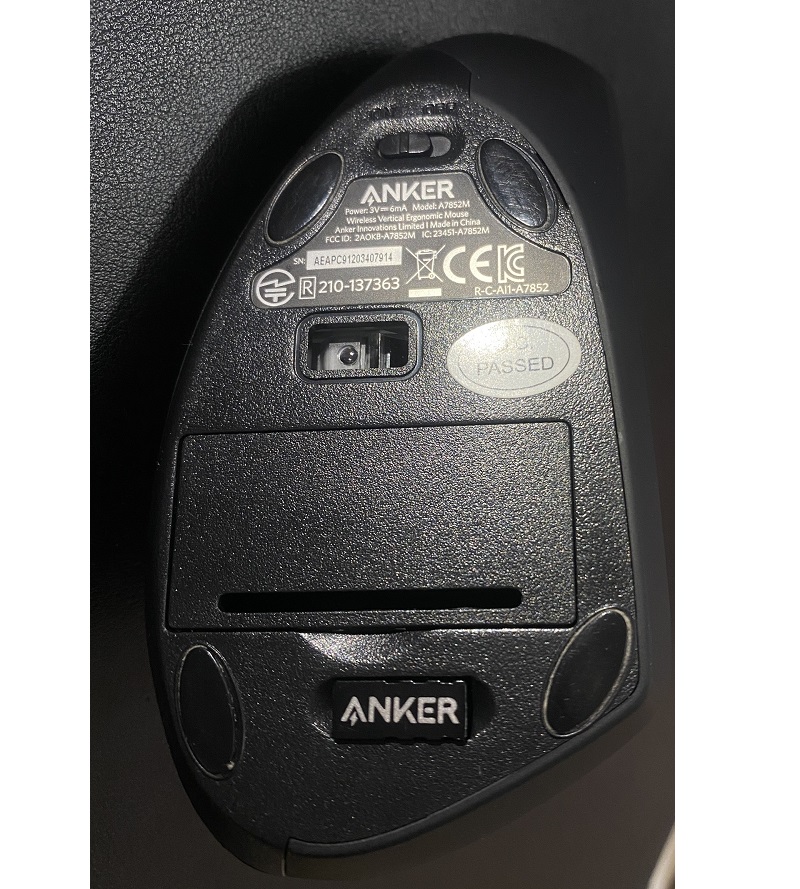 Chuột đứng không dây Anker - Anker 2.4G Wireless Vertical Ergonomic Optical Mouse, bảo hành 6 tháng