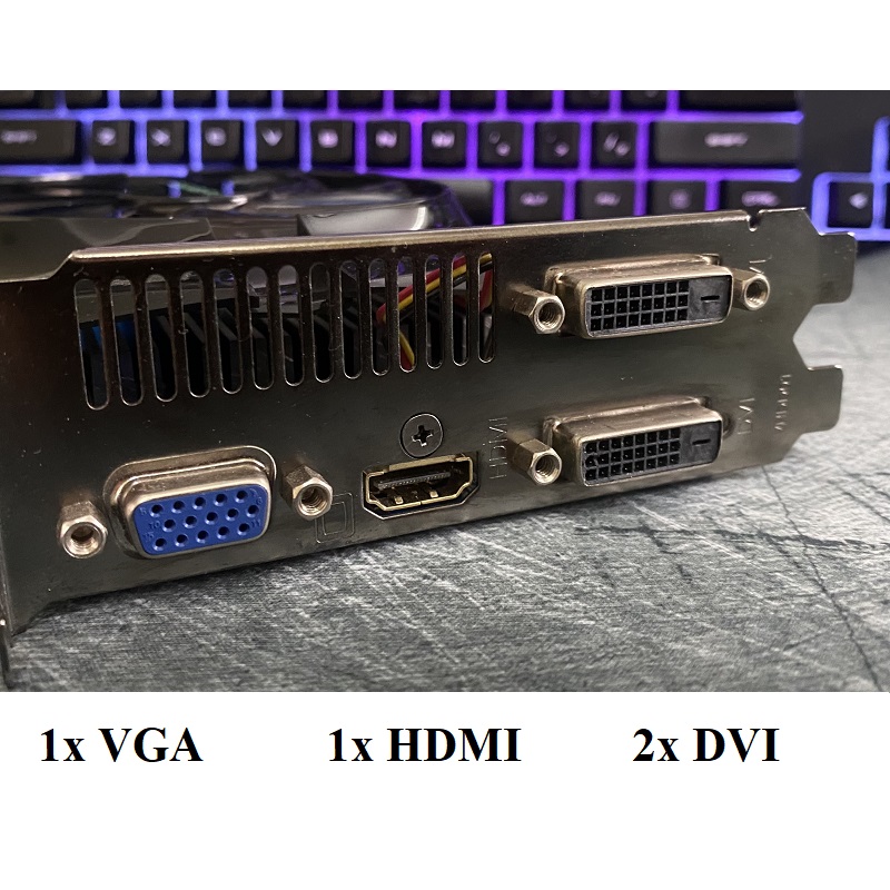Card màn hình GIGABYTE GTX 650 - 2GB GDDR5 128bit, hàng zin tháo máy BH 6 tháng