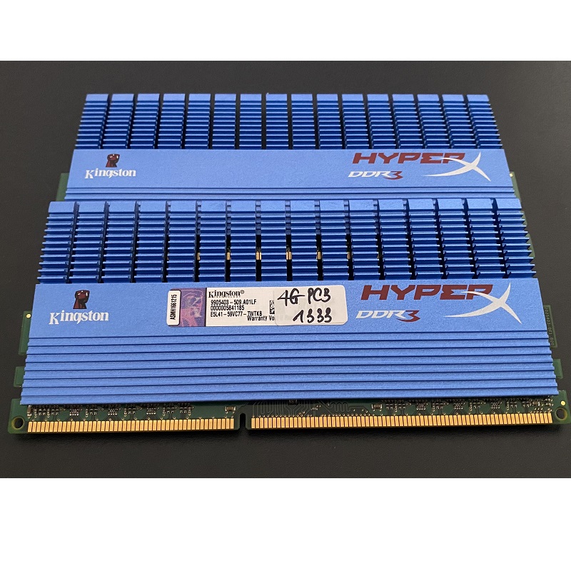 RAM  PC Tản Nhiệt 4gb ddr3 bus 1333 KINGSTON HYPERX BLUE, hàng chính hãng bảo hành 36 tháng