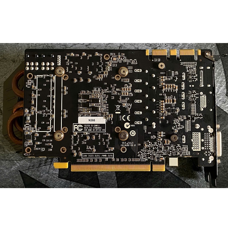 Card màn hình ZOTAC GEFORCE 4GB DDR5 256bit, hàng zin tháo máy BH 6 tháng