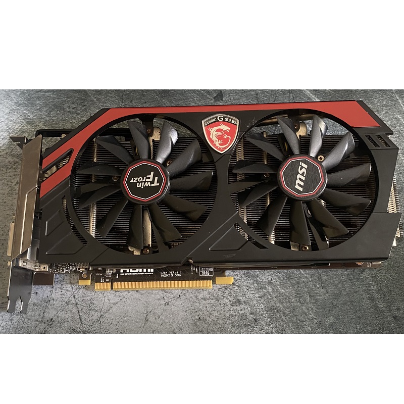 Card màn hình MSI GTX 760 Gaming OC 2GB DDR5 256bit, hàng zin tháo máy BH 06 tháng