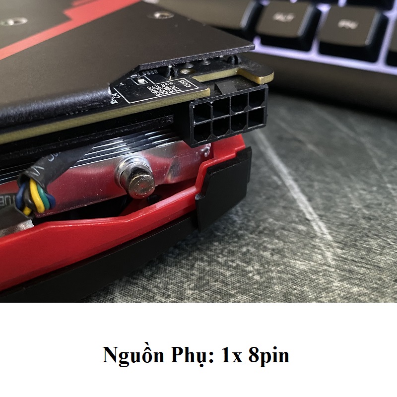 Card màn hình Gaming MSI RADEON RX 570 ARMOR MK2 8GB GDDR5 256bit, hàng zin tháo máy, BH 6 tháng