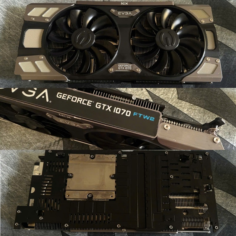 Bộ quạt + tản nhiệt card VGA, RX 460, 580, GTX 1060, 1070,... hàng zin tháo máy
