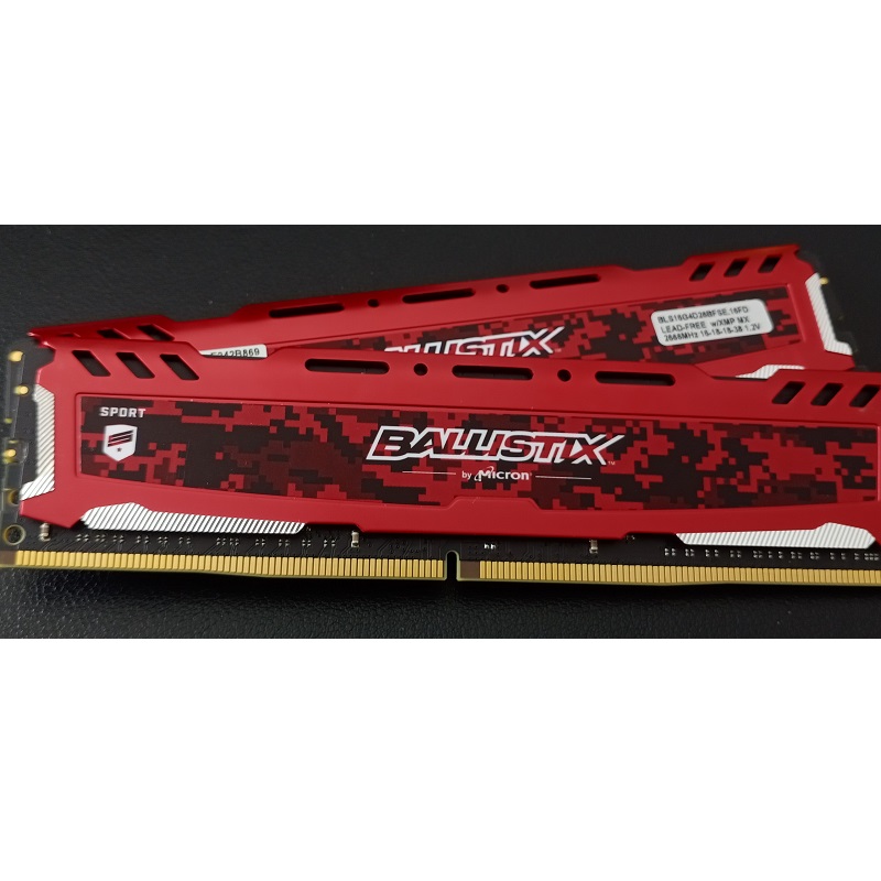 RAM TẢN NHIỆT CRUCIAL BALLISTIX SPORT DDR4