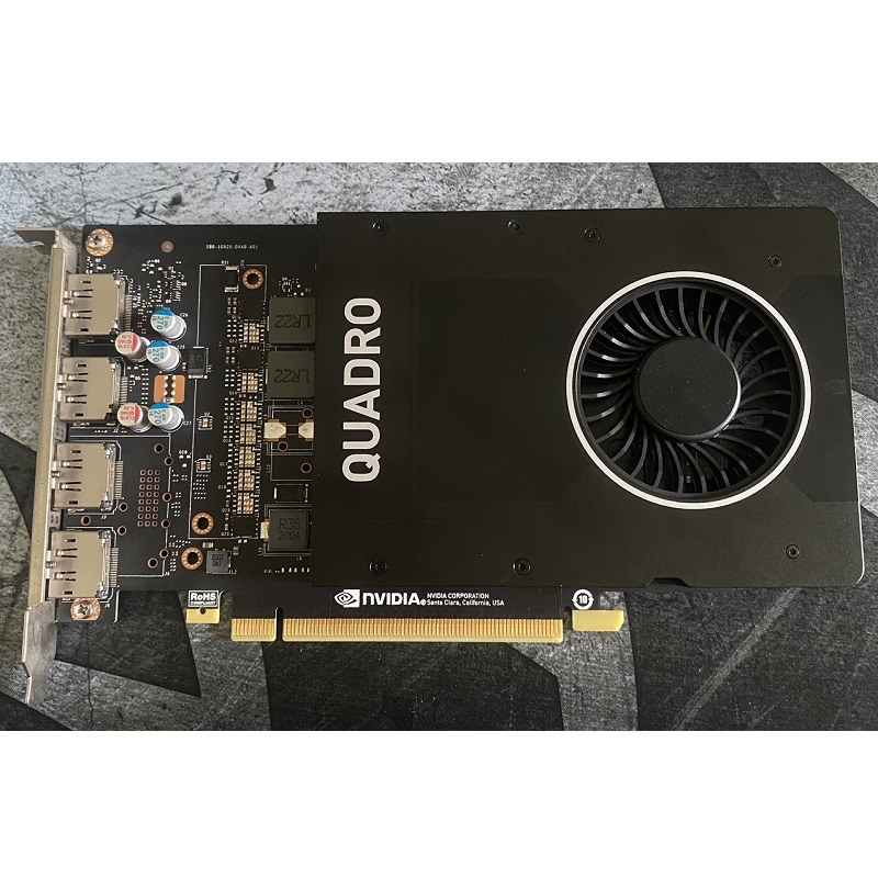Card màn hình NVIDIA QUADRO P2200, 5GB GDDR5 160bit, hàng zin tháo máy BH 6 tháng