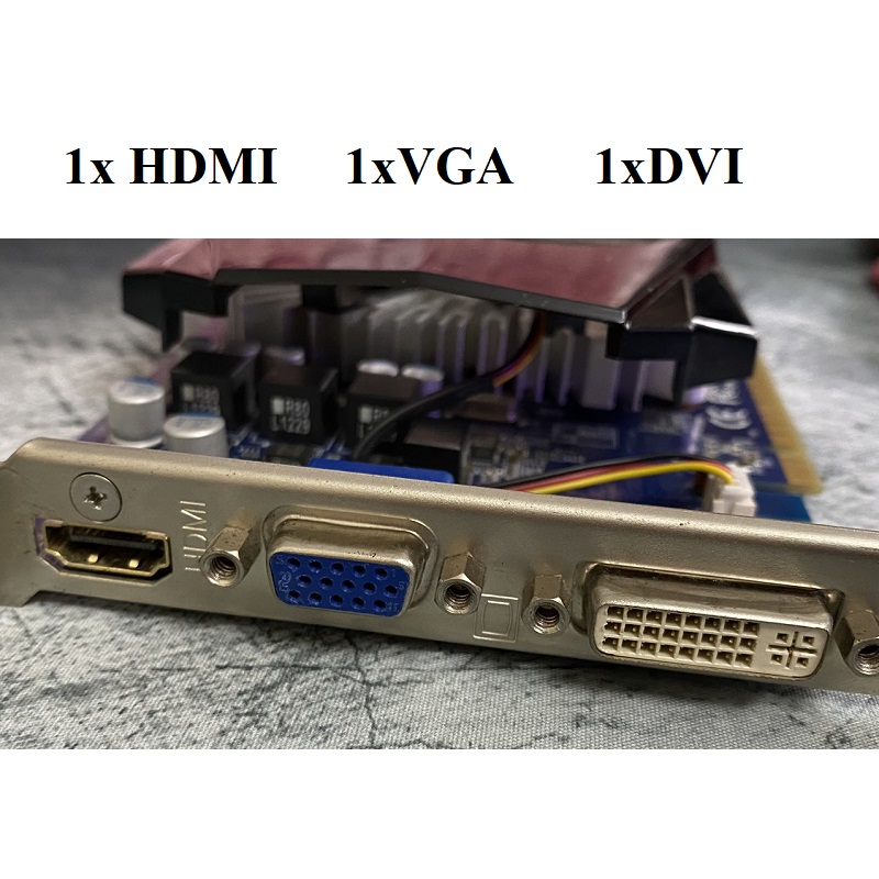 Card màn hình GIGABYTE GT630 - 1GB GDDR3 128bit. hàng zin tháo máy BH 6 tháng
