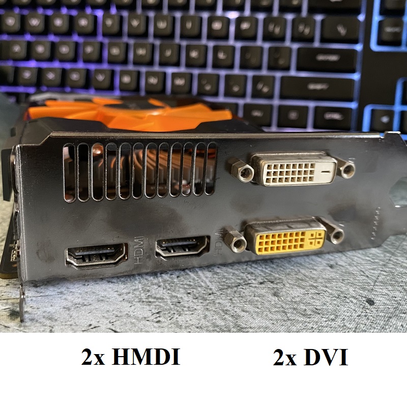 Card màn hình Gaming ZOTAC GTX 650 2GB GDDR5 128bit, hàng zin tháo máy BH 6 tháng