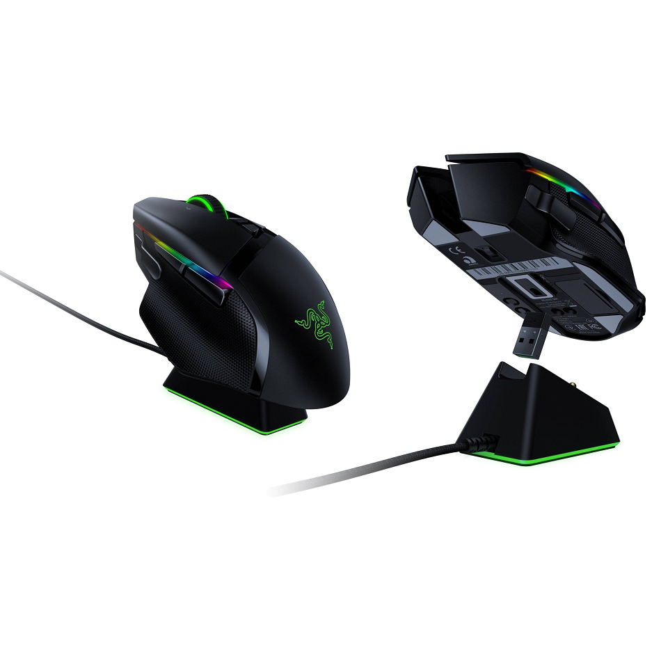 Chuột Chơi game Razer Basilisk Ultimate Wireless Charging Dock - hàng chính hãng BH 6 tháng