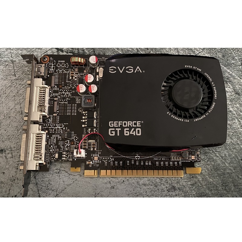 Card màn hình EVGA GT640 4GB DDR3 128bit, hàng zin tháo máy BH 6 tháng