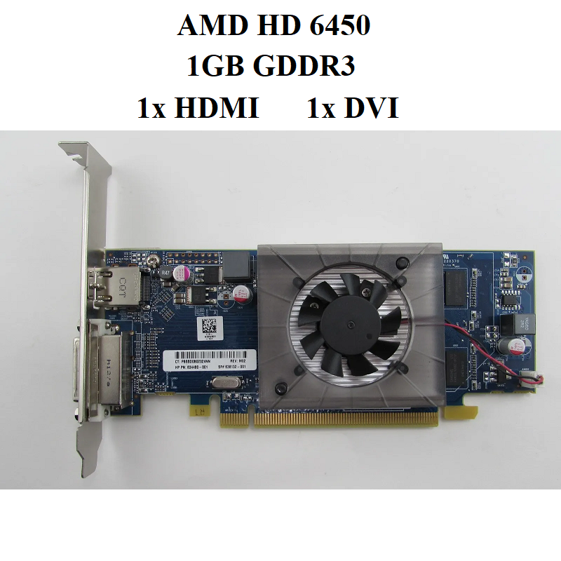 CARD AMD HD 6450 (1fan) - 1GB