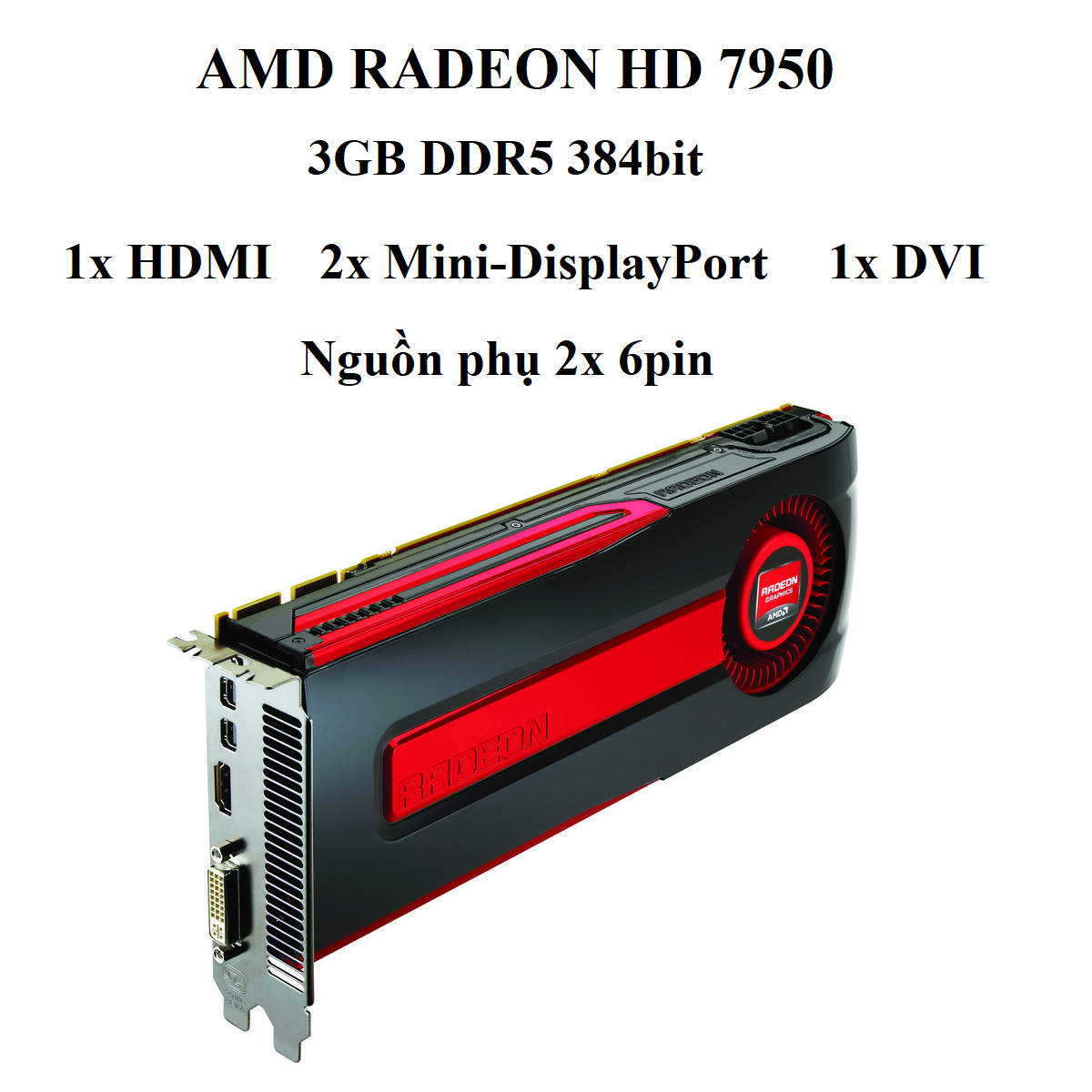 card AMD HD7950 3gb d5
