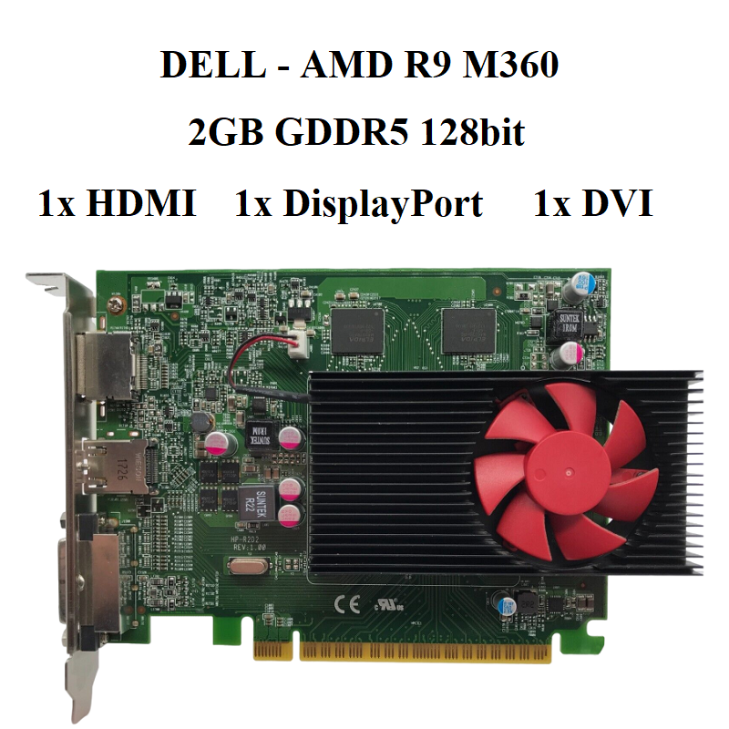 card AMD R9 M360 2GB (Dell)