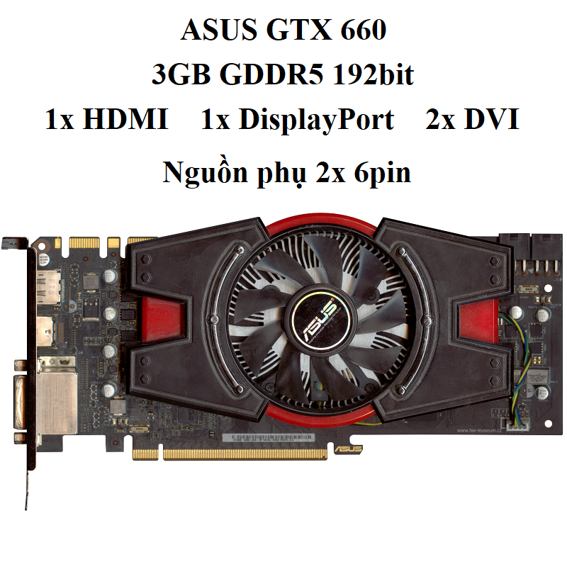 card asus gtx 660 3gb 1 fan