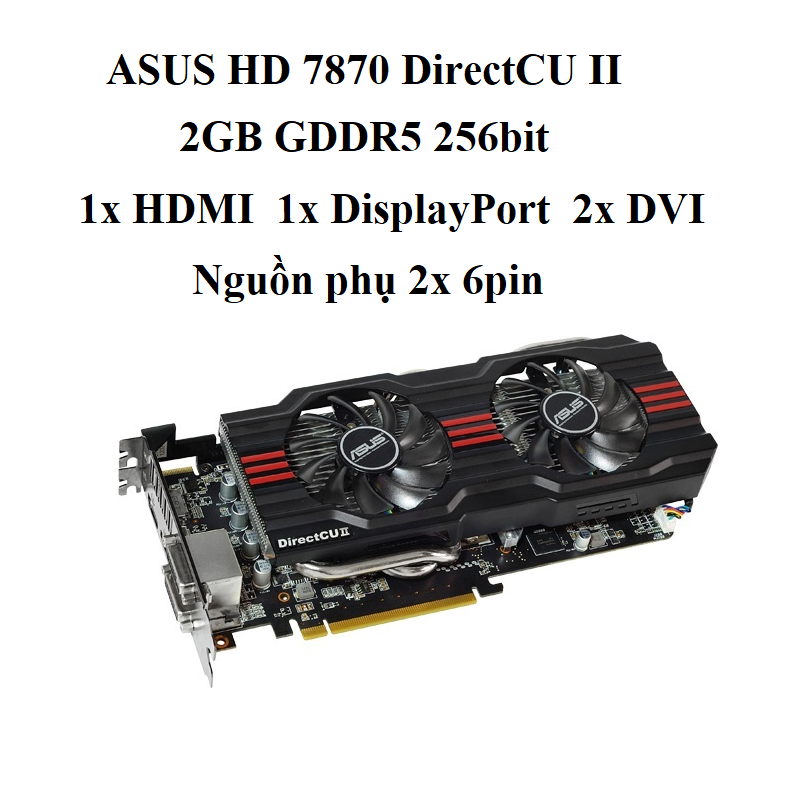 card ASUS HD 7870 2gd5