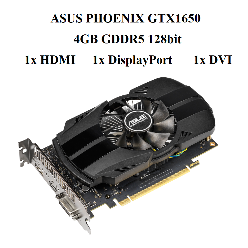 card Asus Phoenix GTX1650 4gd5
