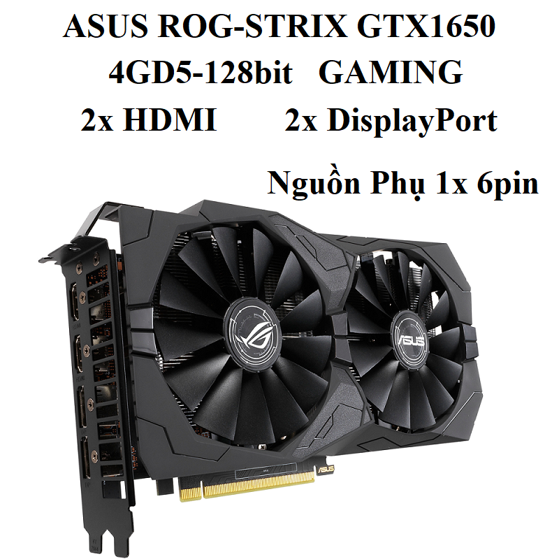 card ASUS GTX 1650 ROG-STRIX 4GD5