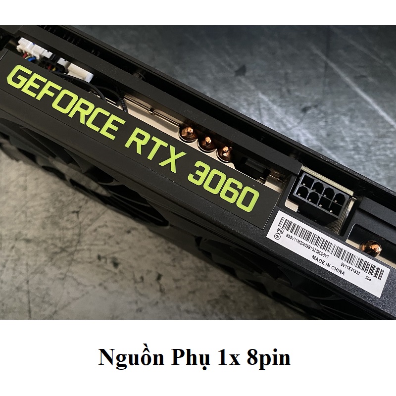 Card màn hình NVIDIA GEFROCE RTX 3060 12GB GDDR6 192bit, hàng zin tháo máy BH 6 tháng