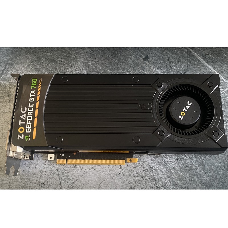 Card màn hình Gaming ZOTAC  GTX 760 2GB GDDR5 256bit, hàng zin tháo máy BH 6 tháng