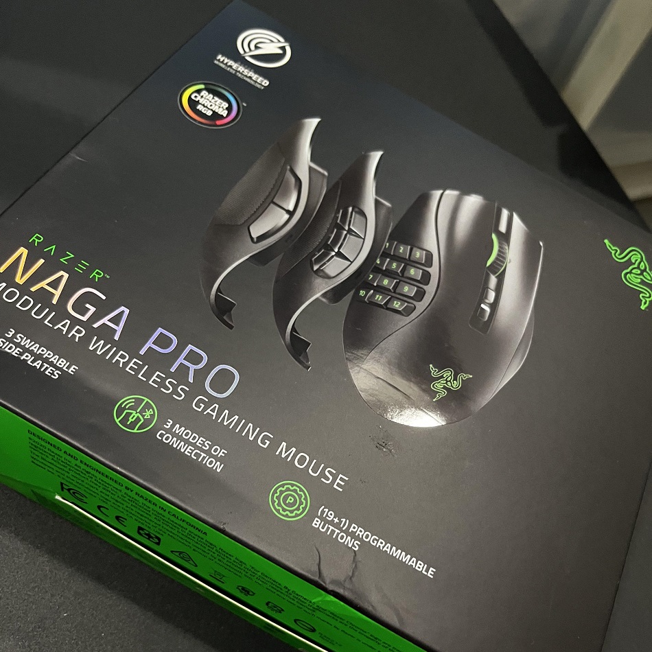 Chuột Gaming - Chuột không dây Razer Naga Pro hàng chính hãng BH 6 tháng