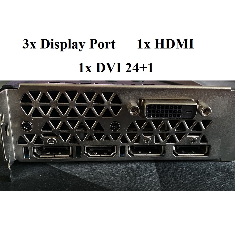 Card màn hình Dell Nvidia GTX 1060, 6GB GDDR5 192bit, hàng zin tháo máy BH 6 tháng