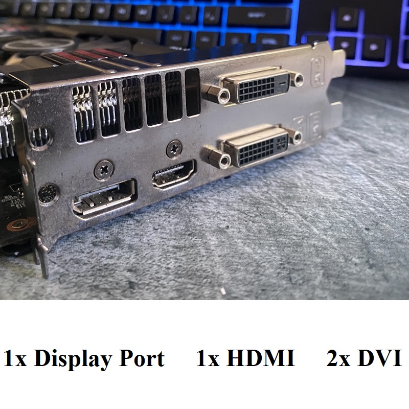 Card màn hình ASUS GTX 770 DirectCU II OC, 2GB GDDR5 256bit, hàng zin tháo máy BH 6 tháng