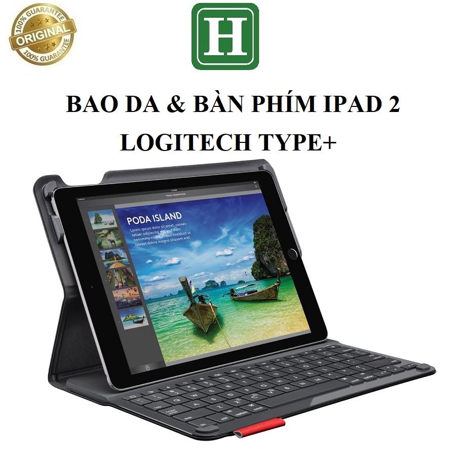 Bàn phím cho Ipad - Logitech Type+ Y-R0048, hàng chính hãng BH 6 tháng