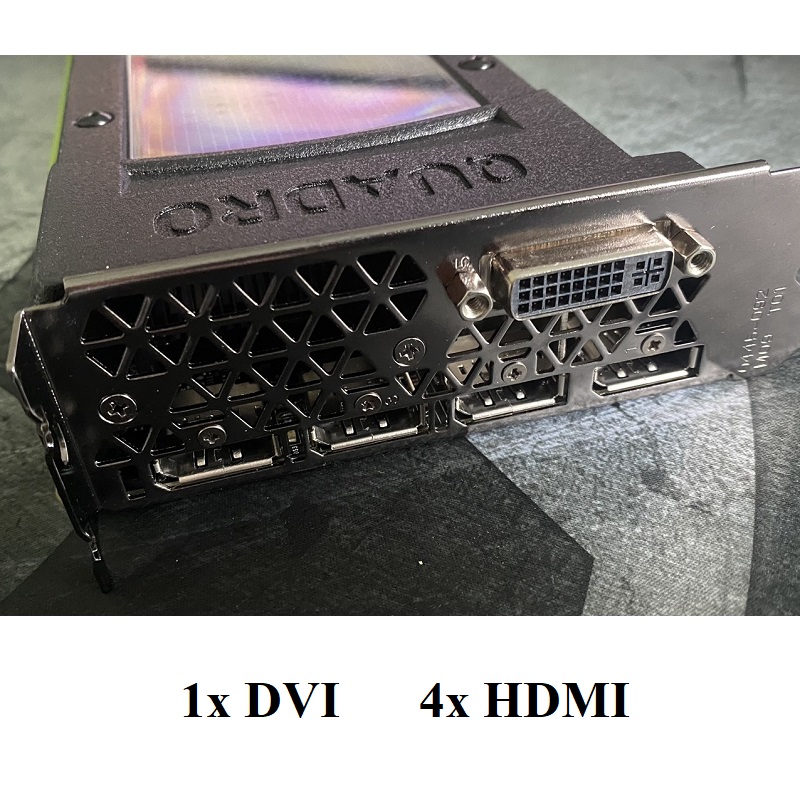 Card màn hình NVIDIA QUADRO M6000 24GB GDDR5 384bit, hàng zin tháo máy, BH 6 tháng