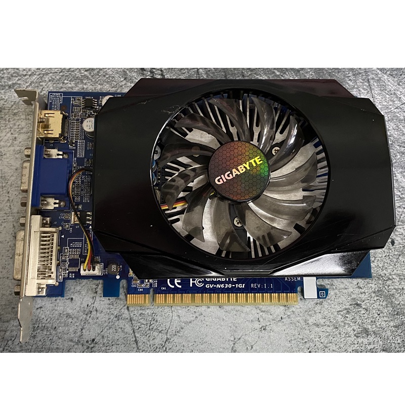Card màn hình GIGABYTE GT630 - 1GB GDDR3 128bit. hàng zin tháo máy BH 6 tháng