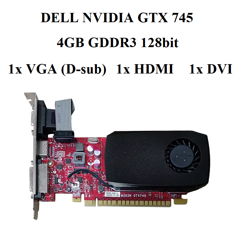 card màn hình dell gtx 745 - 4gb ddr3