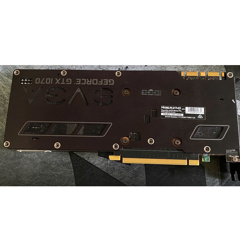 CARD MÀN HÌNH GAMING EVGA GeForce GTX 1070 SC GAMING, 8GB GDDR5 256bit, hàng zin tháo máy BH 6 tháng