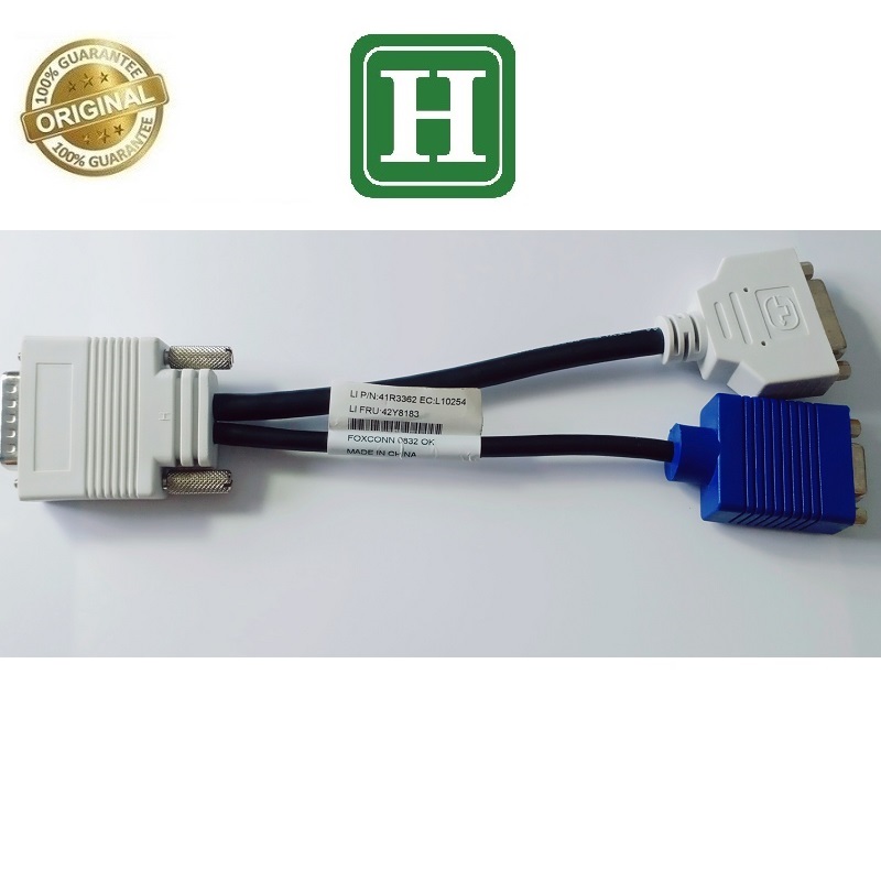 Cáp chuyển DVI 24+5 sang DVI 2+1 và VGA, hàng chính hãng bảo hành 12 tháng