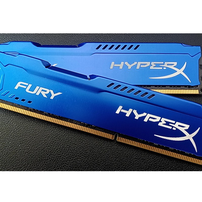 Ram tản nhiệt 8Gb DDR3 bus 1600, ram bộ hiệu FURY HYPER X, ram chính hãng bảo hành 36 tháng