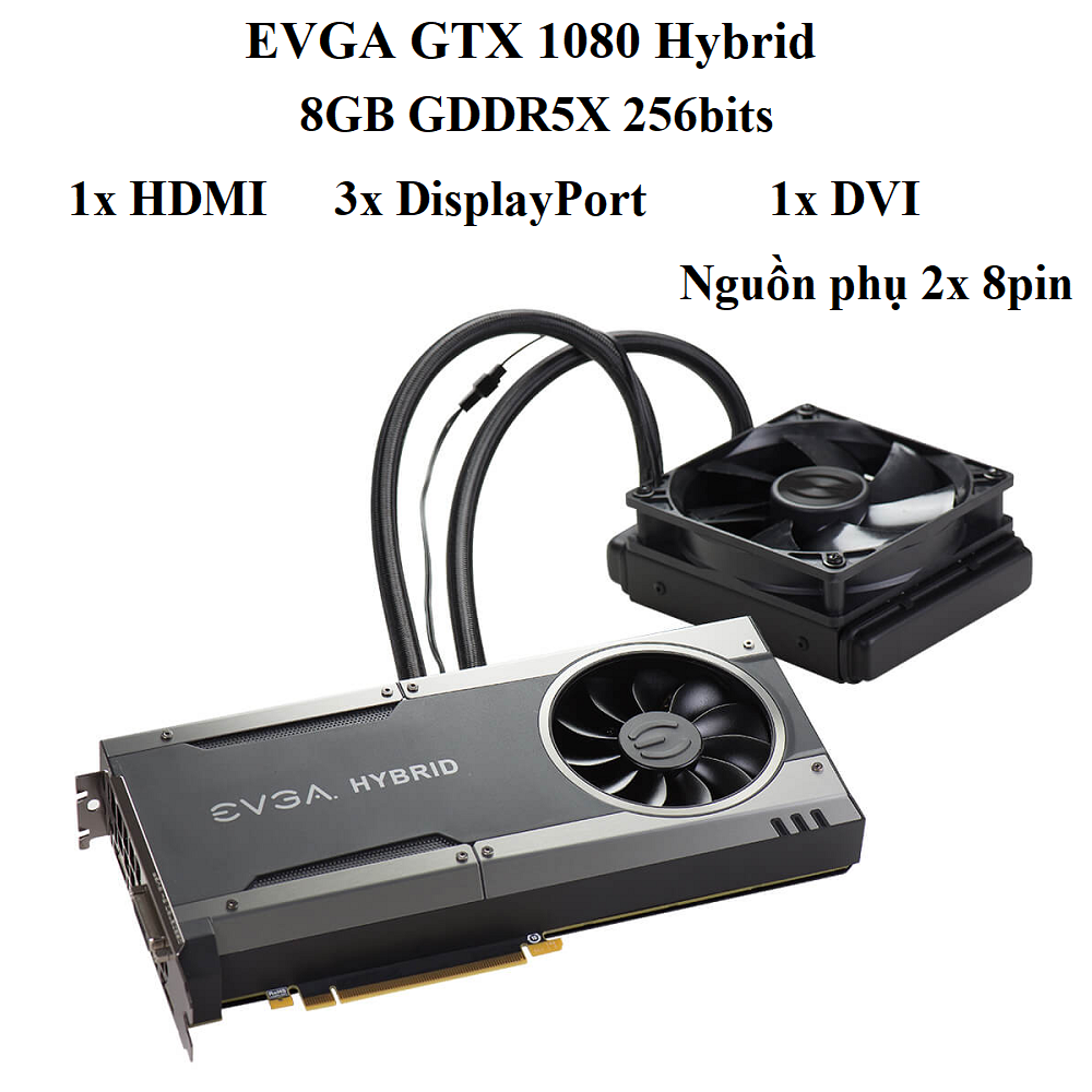 CARD EVGA HYBRID 1080 8G D5
