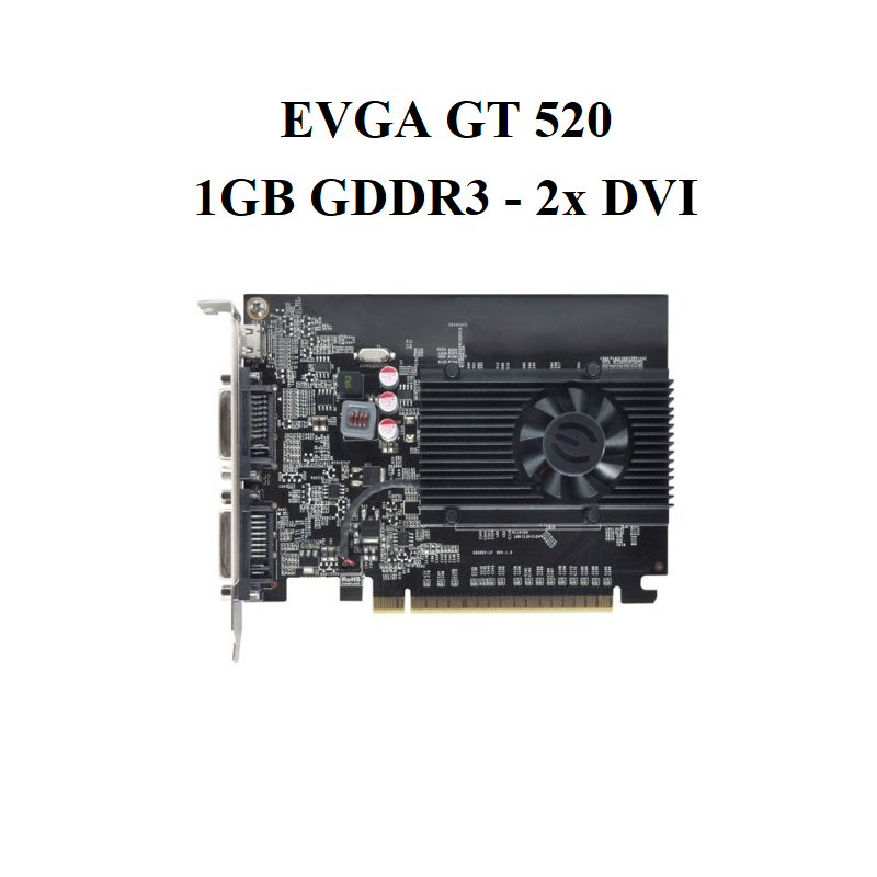CARD EVGA GT 520 2DVI - 1GD3