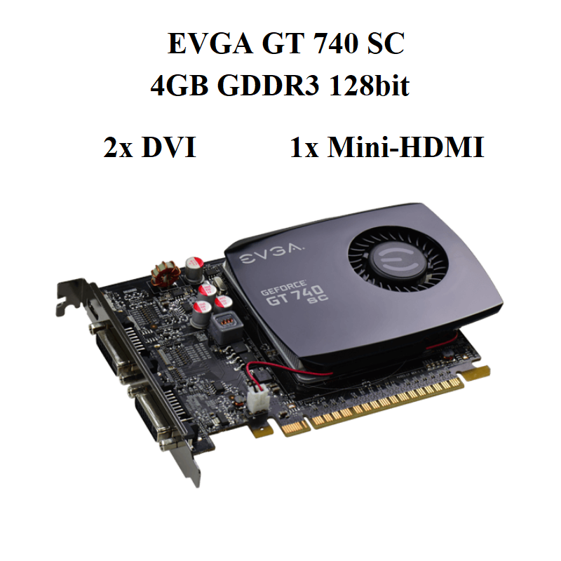 CARD EVGA GT740SC 2GD3