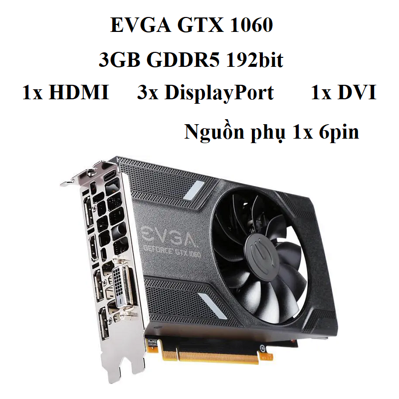 card EVGA GTX 1060 3GB