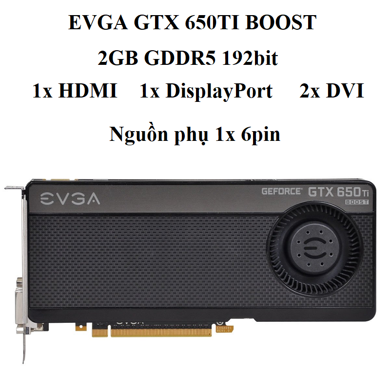 CARD EVGA 650Ti 2G BOOST