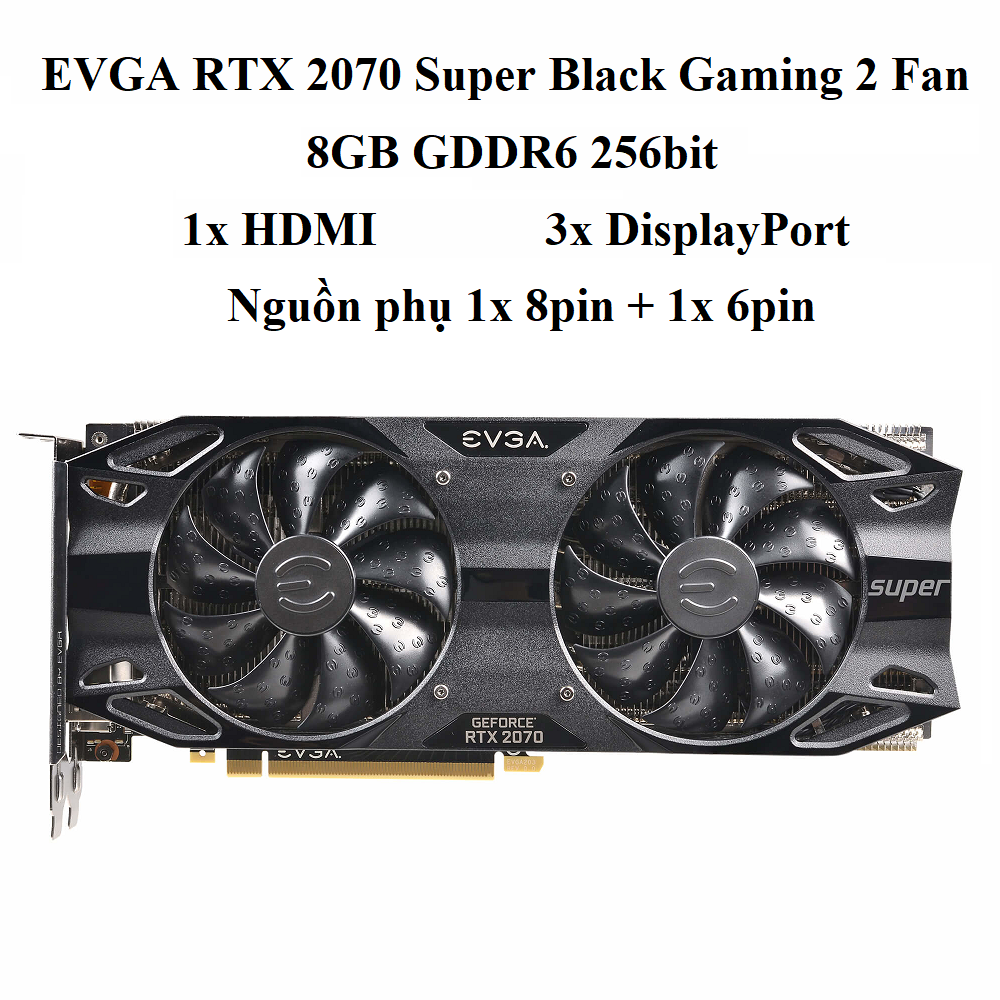 CARD EVGA RTX 2070 Super - 8GD6