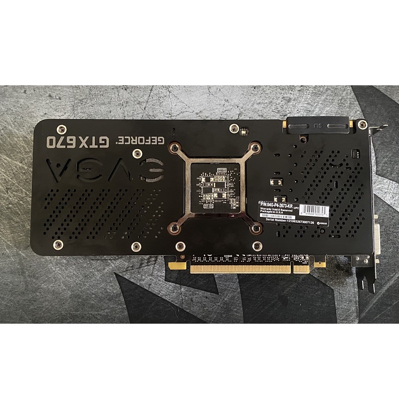 Card màn hình Gaming EVGA GeForce GTX 670 4GB Superclocked, hàng zin tháo máy, BH 6 tháng