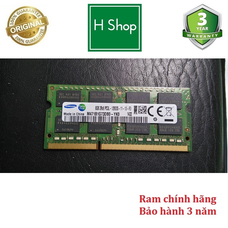 RAM LAPTOP 8GB (PC3 L) Bus 1333