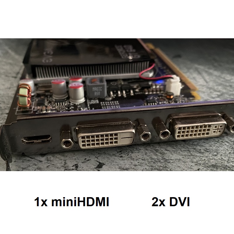 Card màn hình EVGA GT640 4GB DDR3 128bit, hàng zin tháo máy BH 6 tháng
