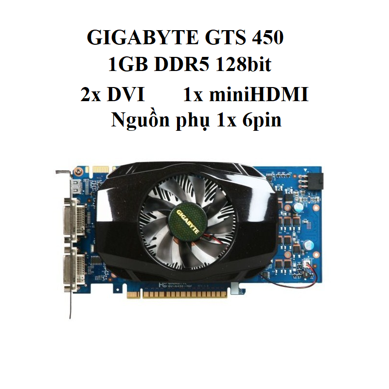 CARD GIGABYTE GTS450 1GD5