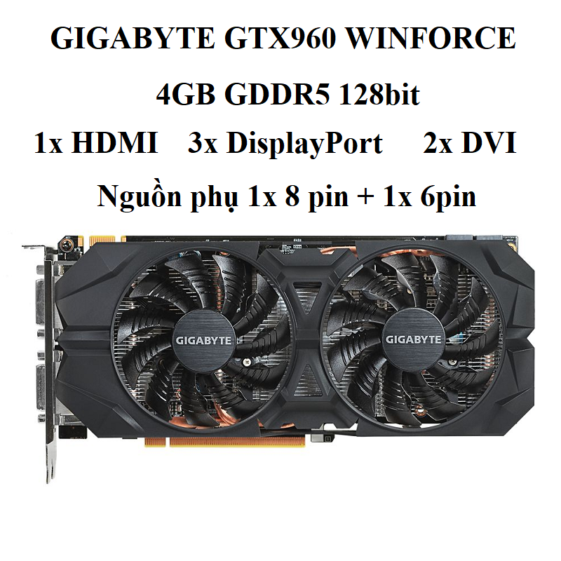 GIGABYTE windforce GTX 960 2fan 4GB