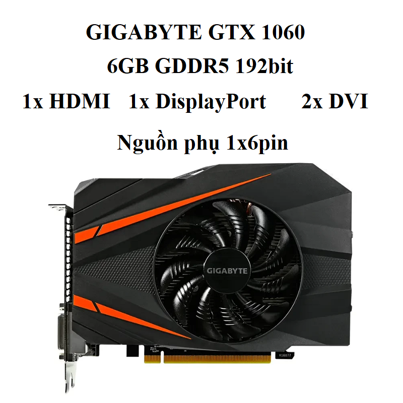 CARD GIGABYTE GTX 1060 6GB