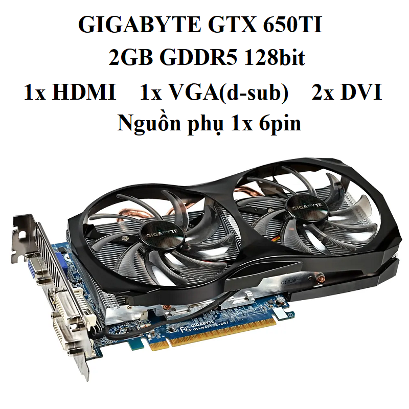 card gigabyte gtx 650ti 2gd5