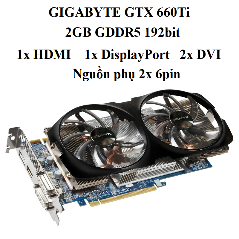 card Gigabyte GTX660ti 2gb d5