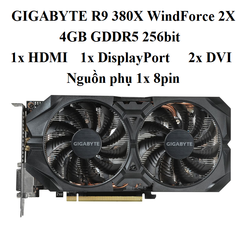 GIGABYTE WINDFORCE 2x R9 380X 4gd5