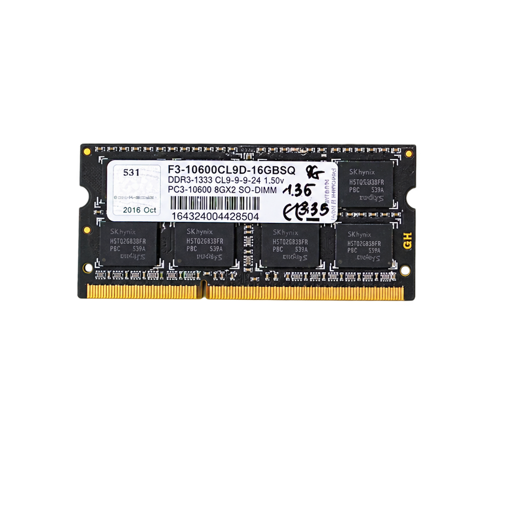 RAM LAPTOP 8GB DDR3L (PC3L) Bus 1333 - 10600S