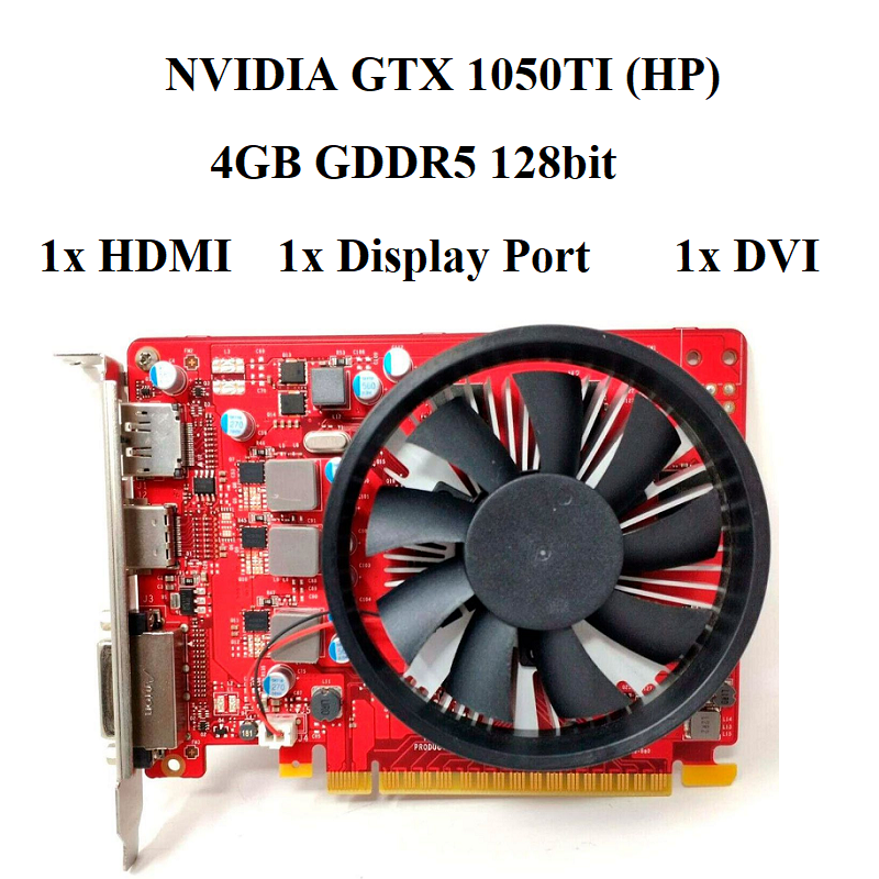 card NVIDIA GTX 1050TI (HP) 4GB
